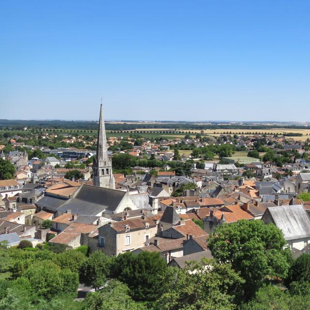 View of Loudun from the Tour Carrée