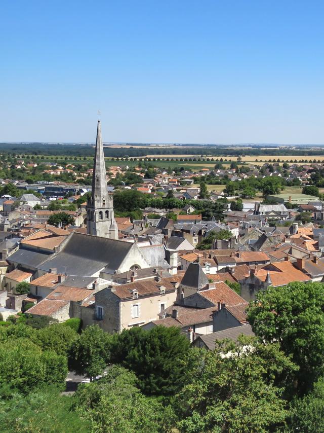 View of Loudun from the Tour Carrée