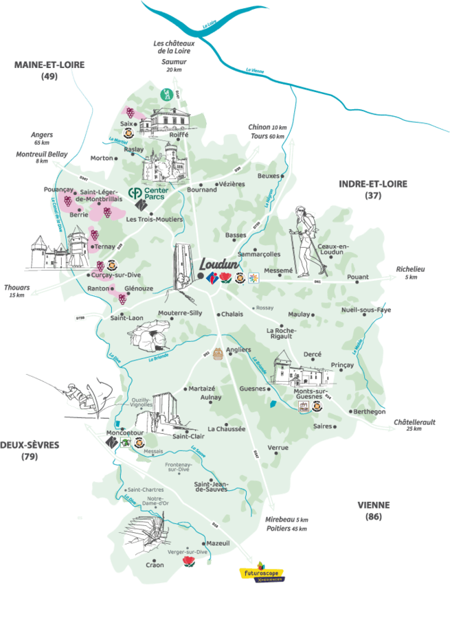 carte touristique