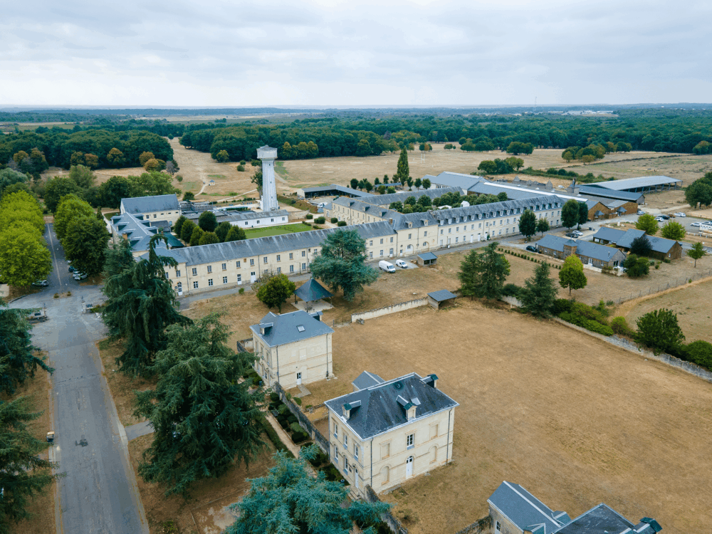 vue drone domaine de roiffé