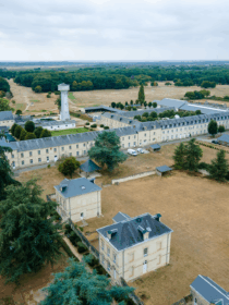 vue drone domaine de roiffé