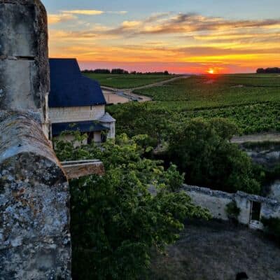 Forteresse de Berrye, coucher de soleil