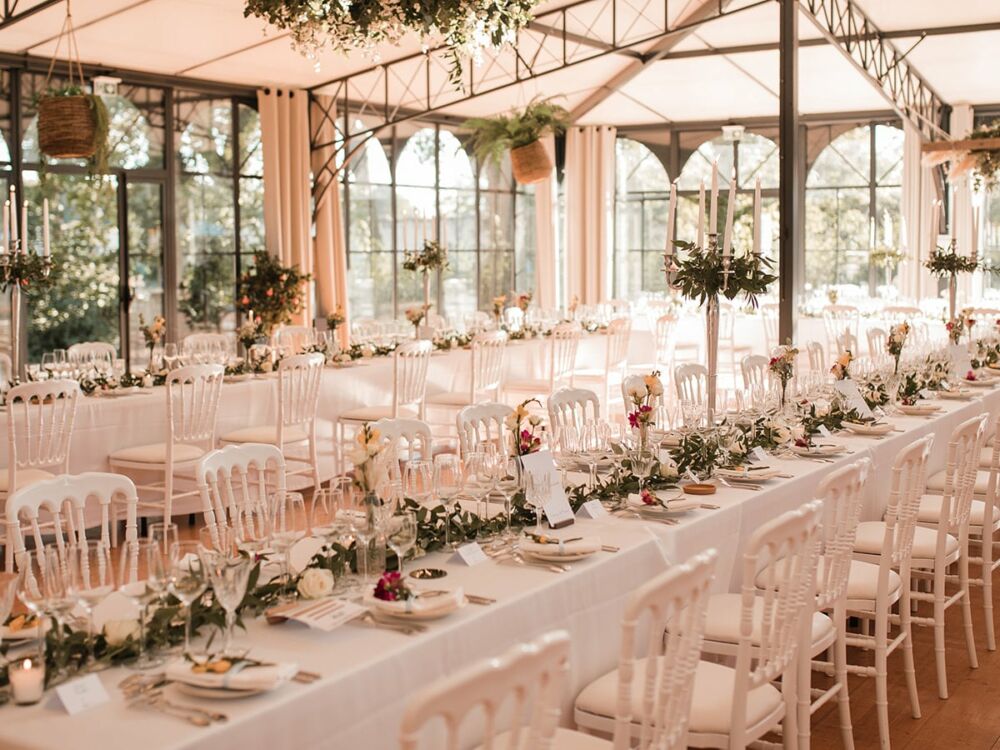 Orangerie disposition mariage