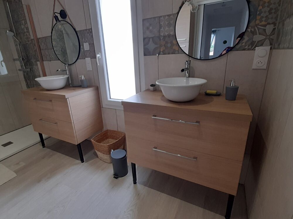 Salle d'eau - Gîte le Relais du Mardelon