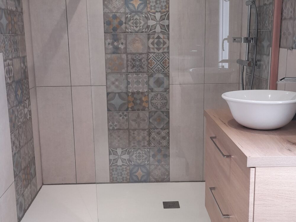 Salle de bain - Gîte le Relais du Mardelon