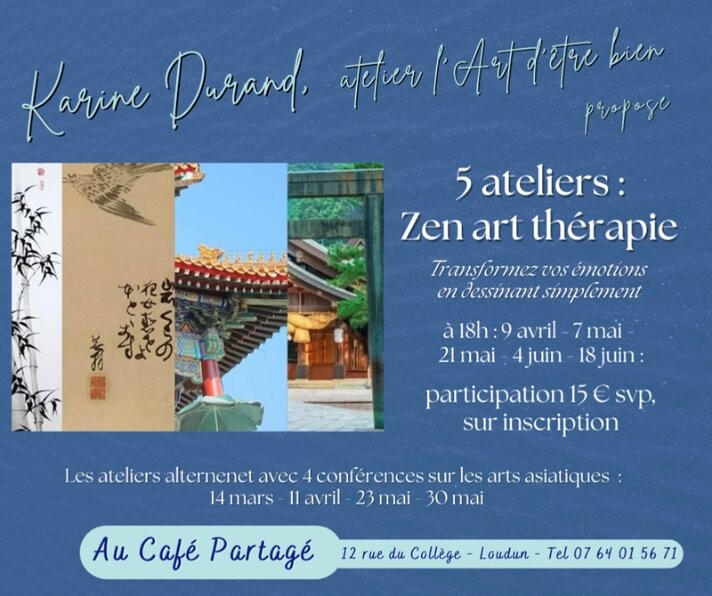 Karine Durand - Atelier l'Art d'être bien 5 ateliers