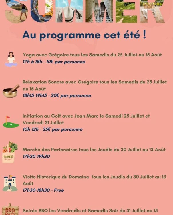 L'été au Domaine