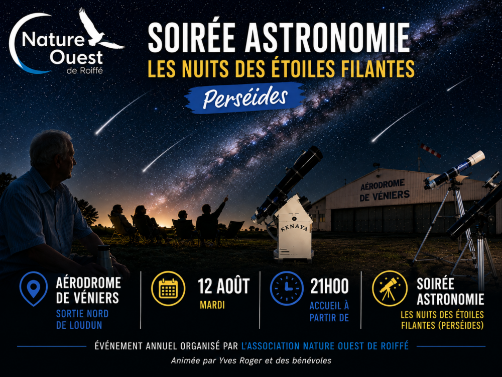 Nuit des étoiles filantes 12 août